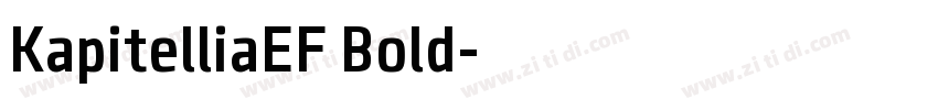 KapitelliaEF Bold字体转换